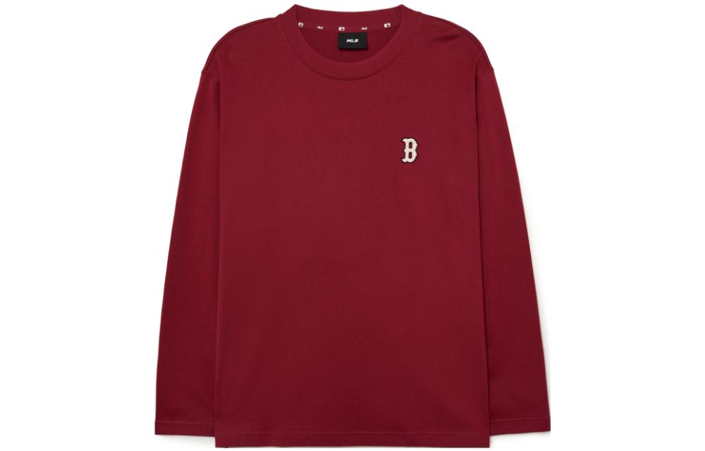 MLB Boston Red Sox Logo Embroidered Pullover Sweatshirt Red () 3ATSB0134-43WID