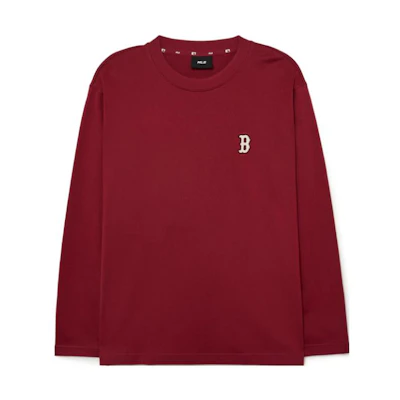 MLB Boston Red Sox Logo Embroidered Pullover Sweatshirt Red () 3ATSB0134-43WID
