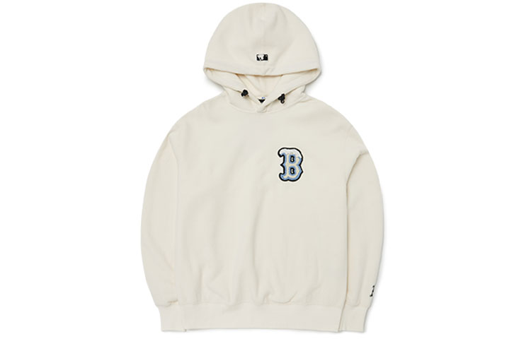 MLB Boston Red Sox Logo Embroidered Sweatshirt Unisex Off-White 3AHDBS124-43CRS