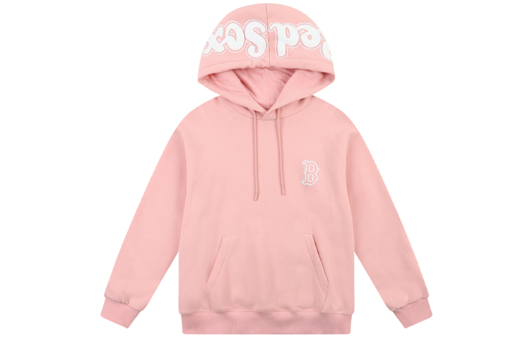 MLB Boston Red Sox Logo Hoodie Pink Unisex Pullover Sweatshirt 31HD52061-43P