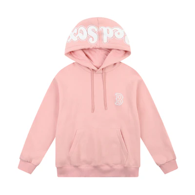 MLB Boston Red Sox Logo Hoodie Pink Unisex Pullover Sweatshirt 31HD52061-43P