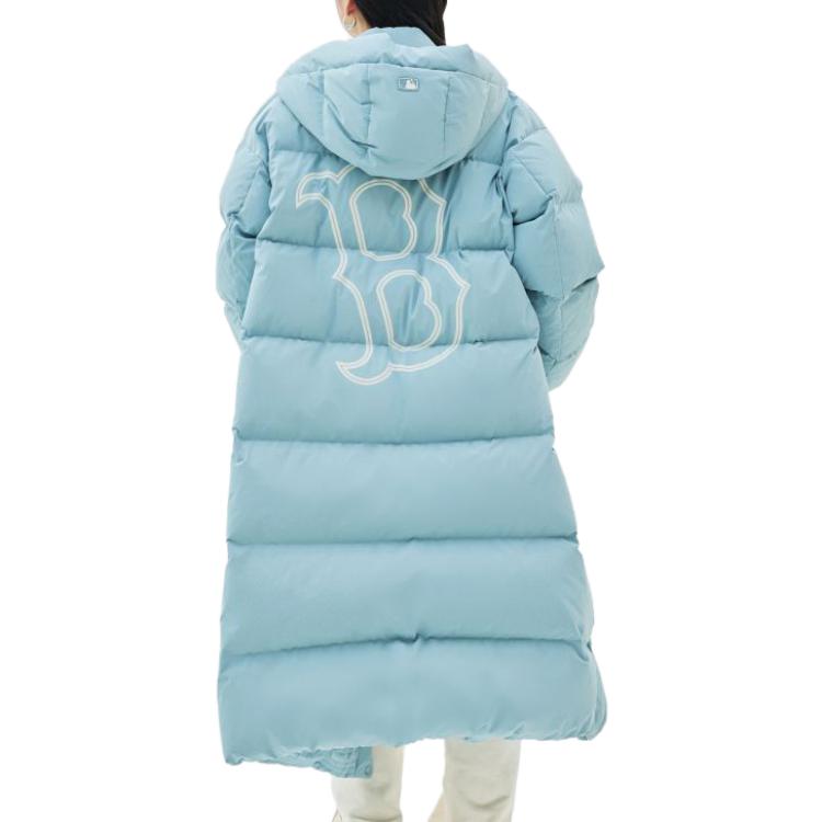 Purchase MLB ボストンレッドソックス ロゴプリント オーバーサイズ ダウンジャケット ライトブルー ユニセックス 3ADJB1836-43MTM