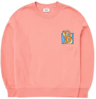 MLB Boston Red Sox Logo Print Pink Crewneck Fleece Sweatshirt Unisex 3AMTL0426-43COS MLB Boston Red Sox Logo Print Pink Crewneck Fleece Sweatshirt Unisex 3AMTL0426-43COS