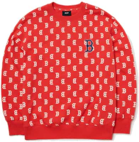 MLB Boston Red Sox Logo Pullover Crewneck Sweatshirt Unisex - Red 3AMTM0221-43RDL MLB Boston Red Sox Logo Pullover Crewneck Sweatshirt Unisex - Red 3AMTM0221-43RDL