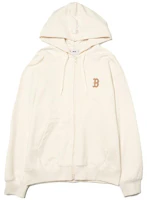 MLB Boston Red Sox Logo Zip-Up Cardigan Unisex Deep Cream Sweater 3ATRB0134-43CRS MLB Boston Red Sox Logo Zip-Up Cardigan Unisex Deep Cream Sweater 3ATRB0134-43CRS
