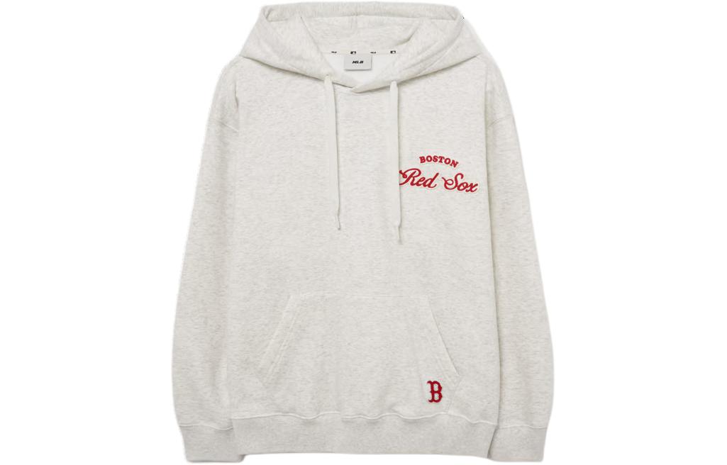 MLB Boston Red Sox Loose Fit Fleece Hoodie Unisex - Gray 3AHDV0236-43MGL