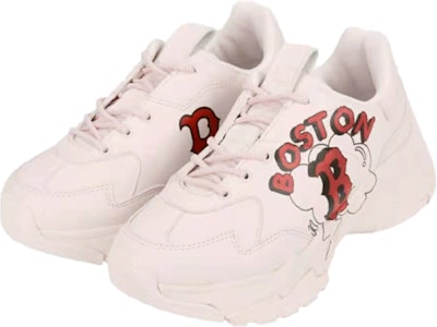 MLB波士顿红袜粉色老爹鞋低帮 32SHCL111-43P Order MLB波士顿红袜粉色老爹鞋低帮 32SHCL111-43P