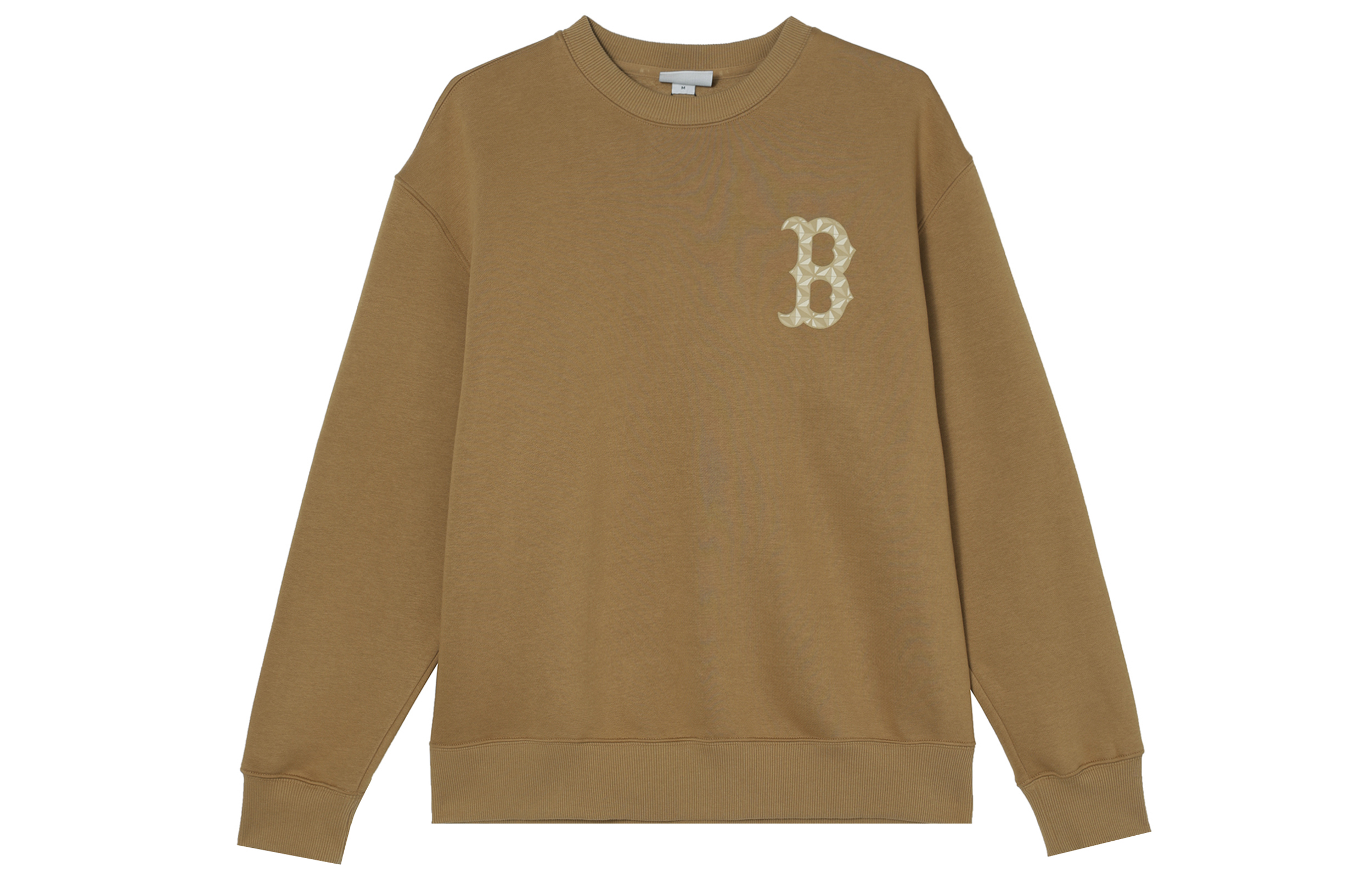 MLB Boston Red Sox Monogram Big Lux Beige Crewneck Sweatshirt Unisex 3AMTM0946-43CAS