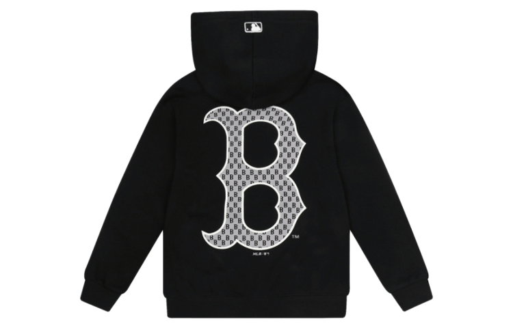 MLB Boston Red Sox Monogram Hoodie Unisex Black 31HDM1041-43L