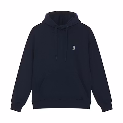 MLB Boston Red Sox Navy Hoodie Unisex Casual Long Sleeve with Pocket 24FW 3AHDB0144-43NYS
