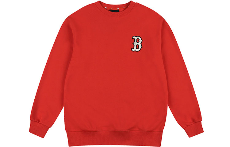 MLB Boston Red Sox Red Crewneck Pullover Sweatshirt Unisex Casual Fit 31MT08111-43R