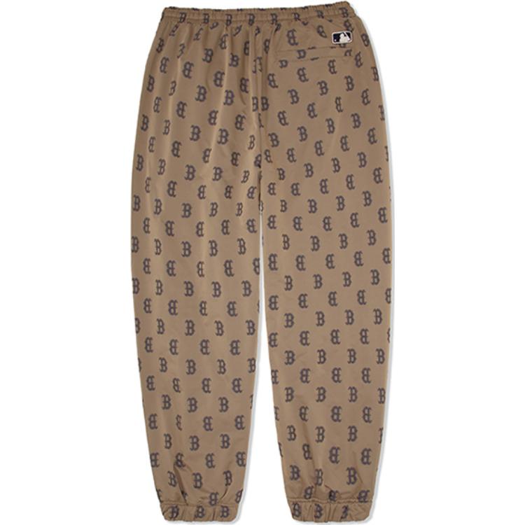 Lookbook MLB Boston Red Sox Retro Fleece Beige Casual Sweatpants. 3AWPM0426