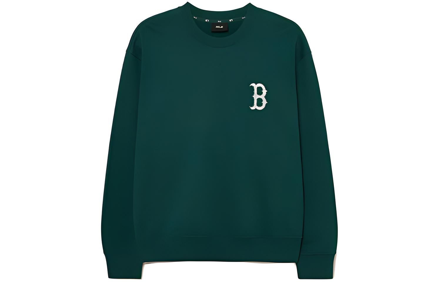 MLB Boston Red Sox Retro Logo Crewneck Sweatshirt Unisex - Dark Green 3AMTB1034-43GND