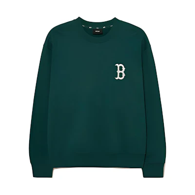 MLB Boston Red Sox Retro Logo Crewneck Sweatshirt Unisex - Dark Green 3AMTB1034-43GND