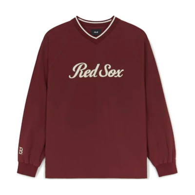 MLB Boston Red Sox Retro Logo Pullover Sweatshirt Unisex Dark Red 3AMTV0544-43BDS