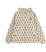 MLB Boston Red Sox Retro Monogram Lightweight Jacket Unisex Khaki 3AWJ06014-43BGS MLB Boston Red Sox Retro Monogram Lightweight Jacket Unisex Khaki 3AWJ06014-43BGS