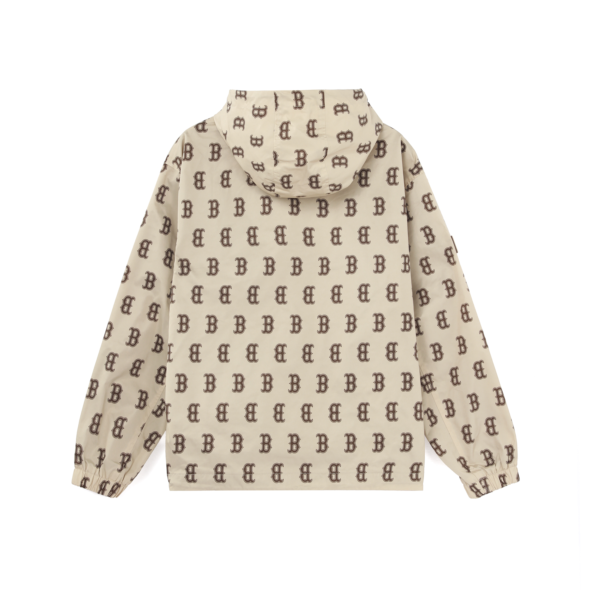 Lookbook MLB Boston Red Sox Retro Monogram Jaket Ringan Unisex Khaki 3AWJ06014-43BGS