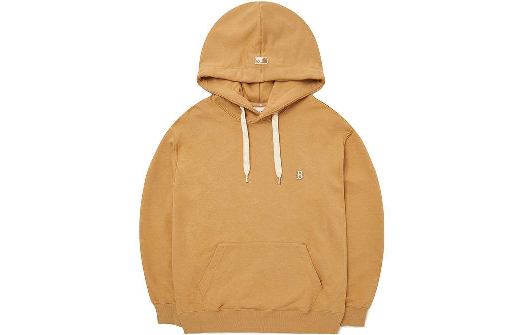 MLB Boston Red Sox Small Logo Embroidered Pullover Hoodie Unisex - Yellow 3AHDB0124-43BGS