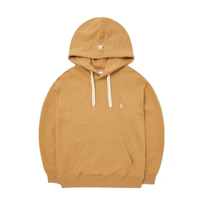 MLB Boston Red Sox Small Logo Embroidered Pullover Hoodie Unisex - Yellow 3AHDB0124-43BGS