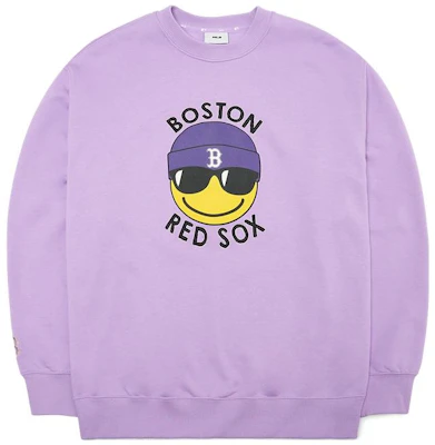 MLB ボストンレッドソックス スマイリー クルーネックスウェット 男女兼用 パープル 3AMTN0424-43LDL Buy MLB ボストンレッドソックス スマイリー クルーネックスウェット 男女兼用 パープル 3AMTN0424-43LDL