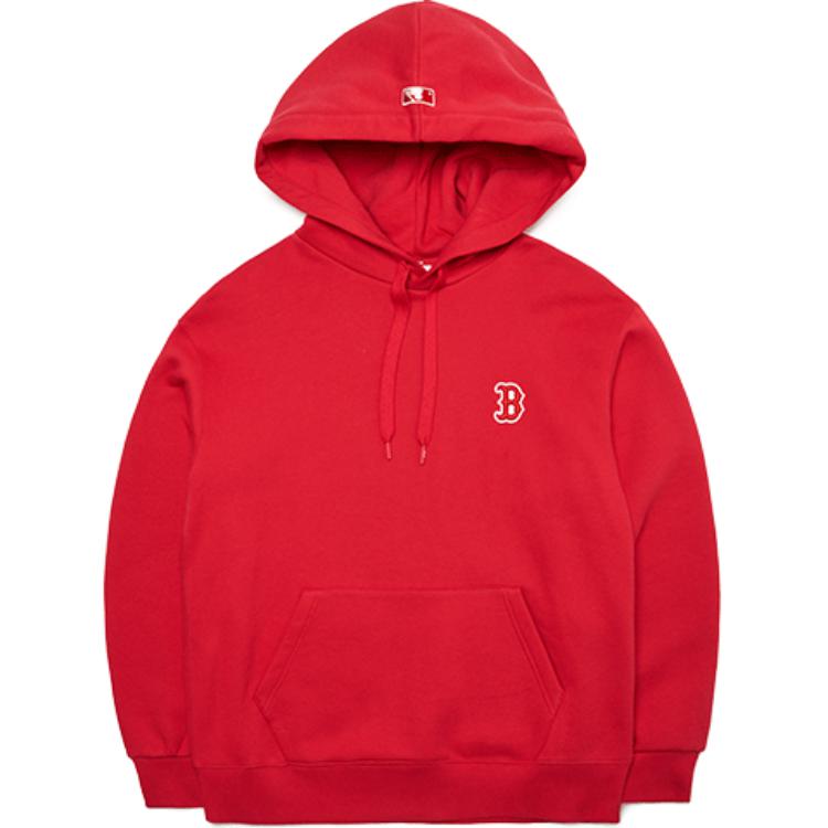 MLB Boston Red Sox Solid Color Logo Hoodie Unisex Red 3AHDB5116-43RDS