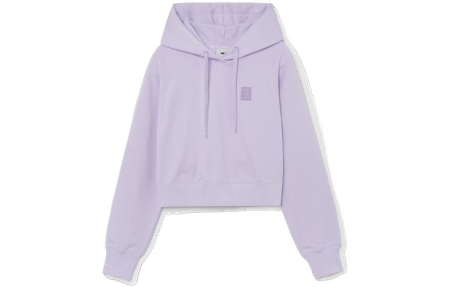 MLB Boston Red Sox Solid Logo Embroidered Hoodie Unisex Light Purple 3FHDB0231-43LDL