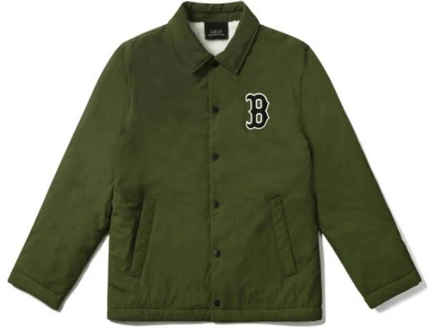 mlb-boston-red-sox-solid-logo-fleece-retro-coach-jacket-unisex-military-green-31-jp-07061-43-k