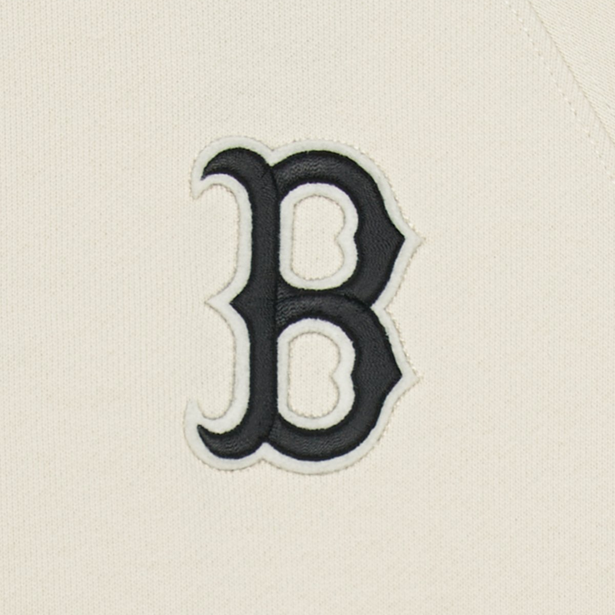 MLB Boston Red Sox Unisex Soft Long Sleeve Casual Jacket in Cream Color 3ATRB0244-43CRD 圖 6