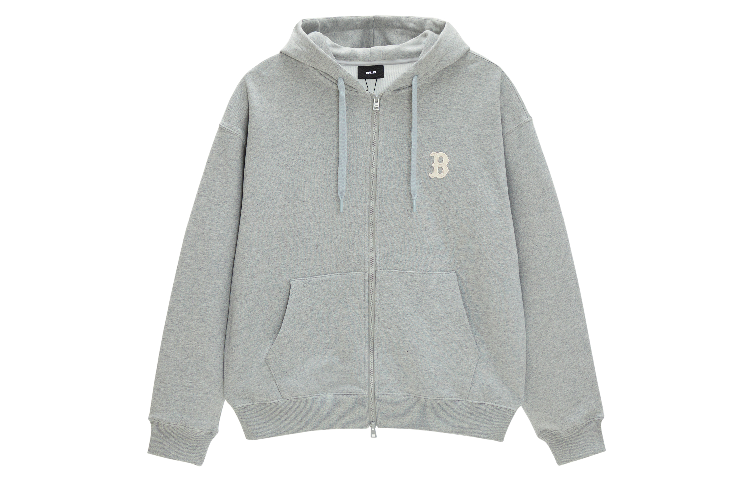 MLB Boston Red Sox Urbanage Grey Hoodie Zip Jacket FW23 Unisex Pullover. 3ATRB0134-43MGS 圖 2