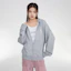 Cheap MLB波士顿红袜灰色连帽拉链外套FW23男女同款卫衣外套。 3ATRB0134-43MGS