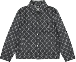 MLB Boston Red Sox Vintage Monogram Denim Jacket Unisex - Black. 3ADKM0224-43BKS MLB Boston Red Sox Vintage Monogram Denim Jacket Unisex - Black. 3ADKM0224-43BKS