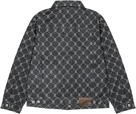 MLB 보스턴 레드삭스 빈티지 모노그램 데님 자켓 유니섹스 - 블랙. 3ADKM0224-43BKS Lookbook MLB 보스턴 레드삭스 빈티지 모노그램 데님 자켓 유니섹스 - 블랙. 3ADKM0224-43BKS