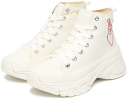 MLBキャンバスハイ 白/赤 3ASHU321N-07IVS Shop MLBキャンバスハイ 白/赤 3ASHU321N-07IVS