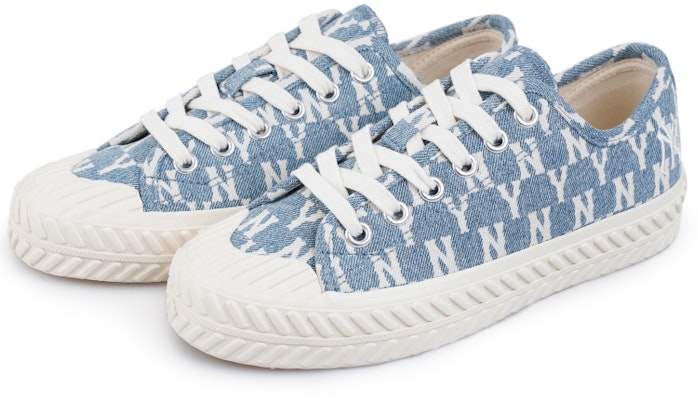 MLB Canvas Low 'Retro Denim Biru Putih' 32SHPM111-50U Lookbook MLB Canvas Low 'Retro Denim Biru Putih' 32SHPM111-50U