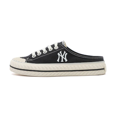 MLB Canvas Low Top 'Black Slip-On'