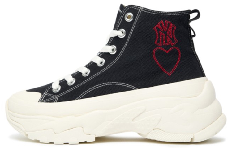 MLB Canvas Sneaker 'Black and White' 3ASHU321N-50BKS