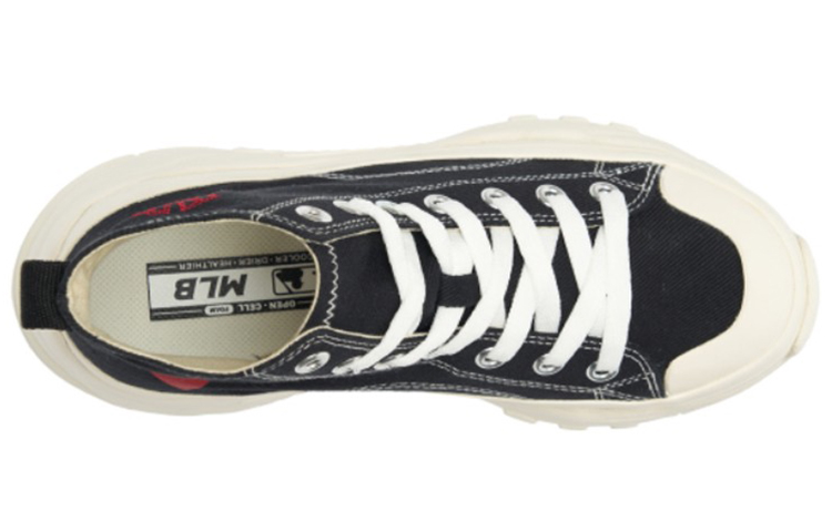 Lookbook MLB 帆布鞋 '黑白' 3ASHU321N-50BKS