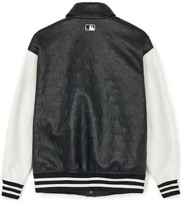 MLB カラーバーシティ SS24 ニューヨーク・ヤンキース ブラックロゴパッチジャケット ユニセックス 3AJPM0241-50BKS Lookbook MLB カラーバーシティ SS24 ニューヨーク・ヤンキース ブラックロゴパッチジャケット ユニセックス 3AJPM0241-50BKS