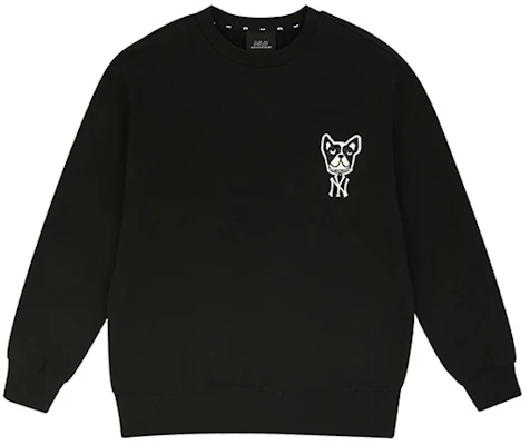 MLB Cartoon Series Embroidered Dog Crewneck Sweatshirt Unisex Black 31MTC1011BLACK Buy MLB Cartoon Series Embroidered Dog Crewneck Sweatshirt Unisex Black 31MTC1011BLACK