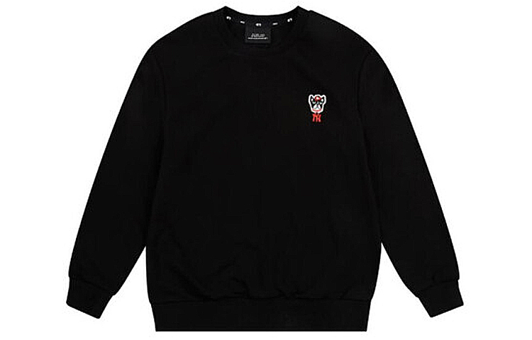 MLB Cartoon Series Oversized Embroidered Sweatshirt Unisex Black 31MTC1941-50L