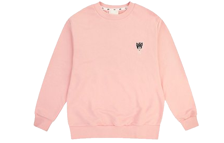 MLB Cartoon Series Pink Embroidered Dog Oversized Sweatshirt Unisex 31MTC1941-50P
