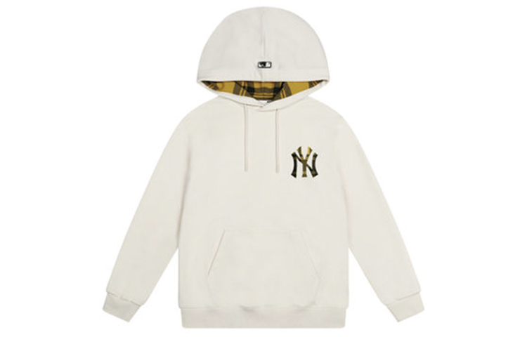 MLB Casual Checkered Sweatshirt Unisex Off-White 31HDE1041-50I