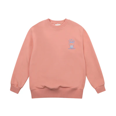 MLB Casual Comfort Pullover Sweatshirt Unisex Pink 31MTC3111-50P