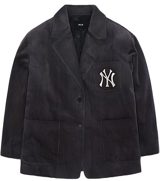 mlb-casual-logo-blazer-unisex-charcoal-grey-2-button-style-3-apdec-126-1