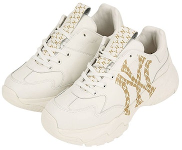 MLB 厚底鞋 '白金' 3ASHCM01N-50IVS Lookbook MLB 厚底鞋 '白金' 3ASHCM01N-50IVS