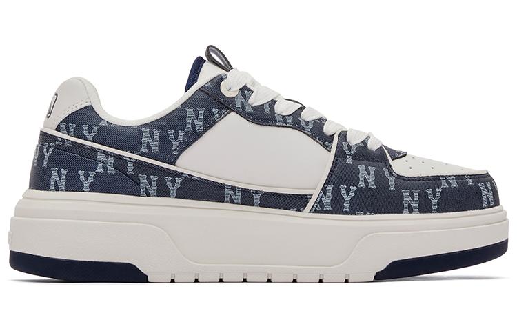 Lookbook MLB Chunky Classic Denim Monogram New York Yankees ''Navy'' Sneakers 3ASXCLD4N-50NYS
