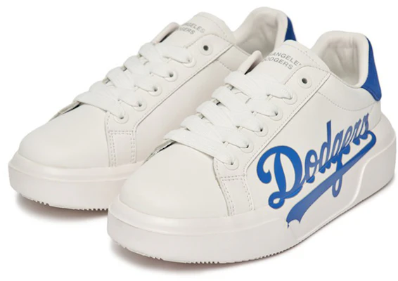 MLB 運動休閒 增高 低幫 板鞋 男女同款 白藍 Lookbook MLB 運動休閒 增高 低幫 板鞋 男女同款 白藍