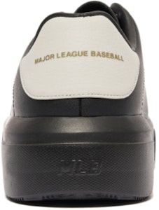 MLB 厚底經典大印花休閒板鞋 男女同款 黑色 Shop MLB 厚底經典大印花休閒板鞋 男女同款 黑色