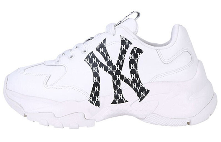 MLB Chunky Dad Shoes 'White Black' 3ASHCM01N-50WHS