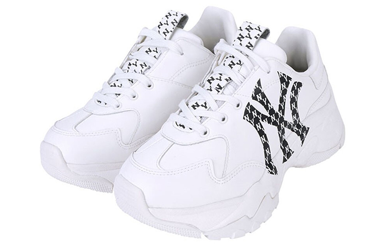 Lookbook MLB Chunky Dad Shoes 'White Black' 3ASHCM01N-50WHS